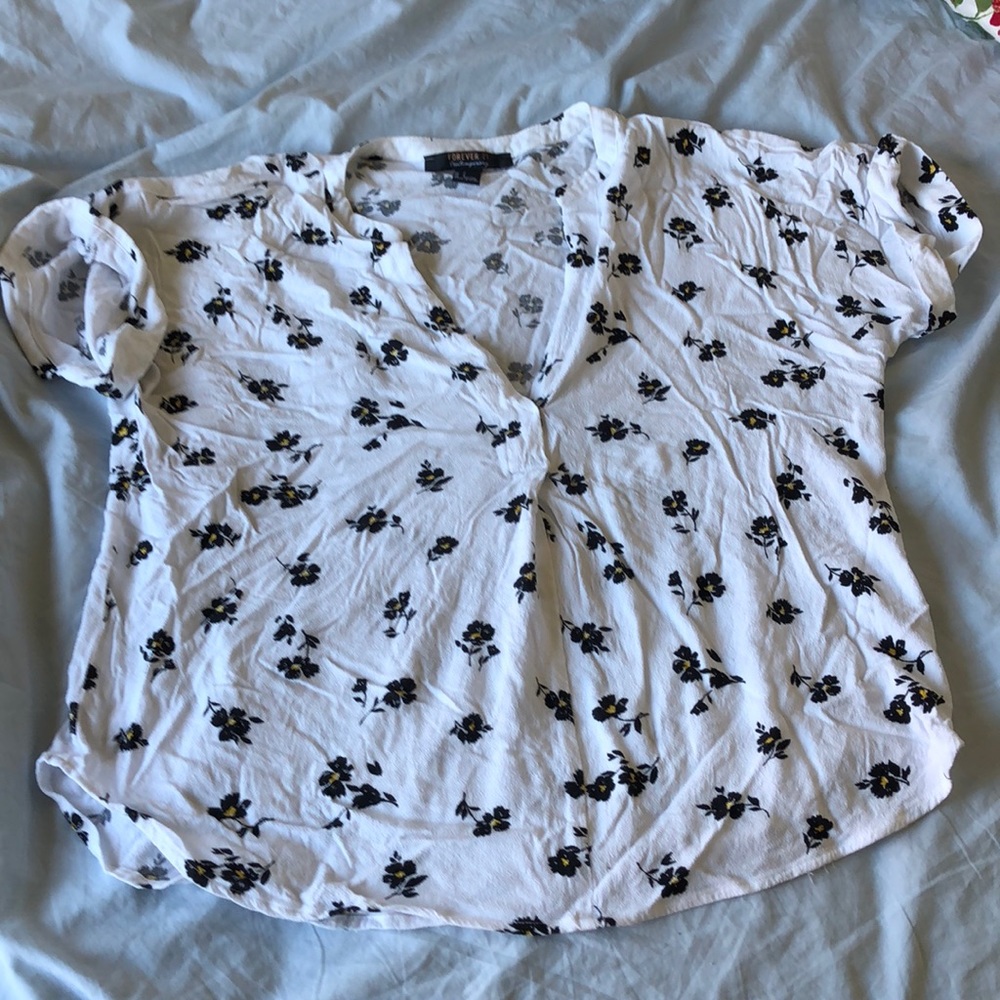 Forever 21 White Tunic